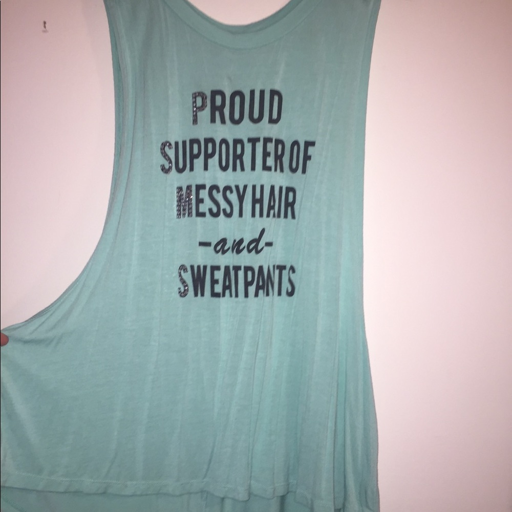 Proud Supporter of Messy Hair and Sweatpants Tank